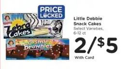 Kroger Little Debbie Snack Cakes offer
