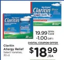 Kroger Claritin Allergy Relief offer