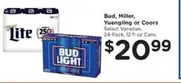 Kroger Bud, Miller, Yuengling or Coors offer