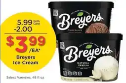 Kroger Breyers Ice Cream offer