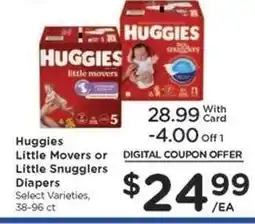 Kroger Huggies Little Movers or Little Snugglers Diapers offer