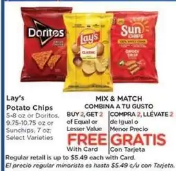 Kroger Lay's Potato Chips offer