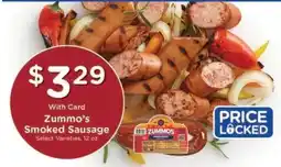 Kroger Zummo's Smoked Sausage offer
