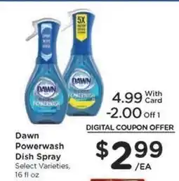 Kroger Dawn Powerwash Dish Spray offer
