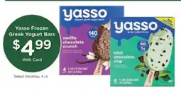 Kroger Yasso Frozen Greek Yogurt Bars offer