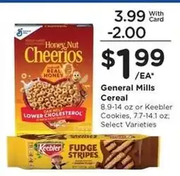 Kroger General Mills Cereal or Keebler Cookies offer
