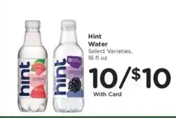 Kroger HINT Water offer