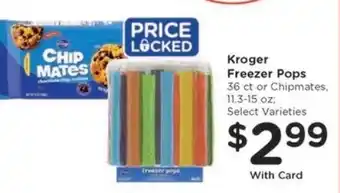 Kroger Kroger Freezer Pops offer