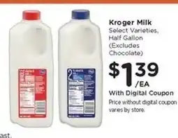 Kroger Kroger Milk offer
