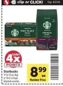 Safeway Starbucks Coffee offer