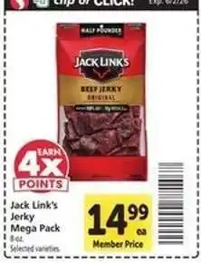 Safeway Jack Link’s Jerky Mega Pack offer