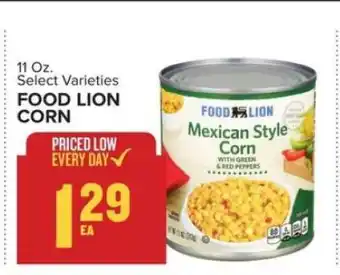 Food Lion FOOD LION CORN offer