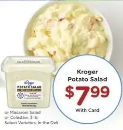 Kroger Kroger Potato Salad offer