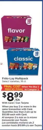 Kroger Frito-Lay Multipack offer