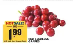 Food Lion Red Seedless Grapes offer