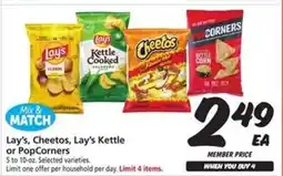 Safeway Lay’s, Cheetos, Lay’s Kettle or PopCorners offer