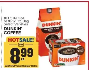 Food Lion Dunkin' Coffee offer