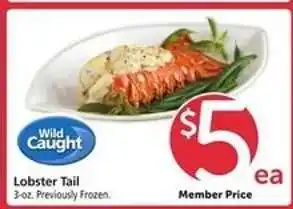 Safeway Lobster Tail offer