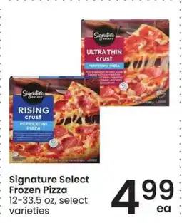 Albertsons Signature Select Frozen Pizza offer
