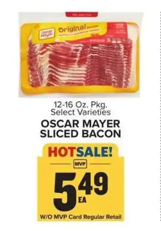 Food Lion Oscar Mayer Sliced Bacon offer