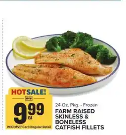 Food Lion FARM RAISED SKINLESS & BONELESS CATFISH FILLETS offer