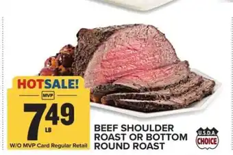 Food Lion Beef Shoulder Roast or Bottom Round Roast offer