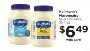Kroger Hellmann's Mayonnaise offer