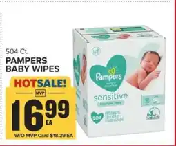 Food Lion Pampers Baby Wipes offer