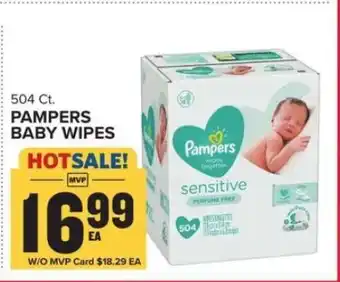 Food Lion Pampers Baby Wipes offer