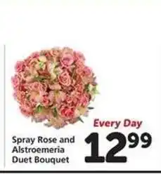 Safeway Spray Rose and Alstroemeria Duet Bouquet offer
