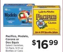Kroger Pacifico, Modelo, Corona or Dos Equis offer