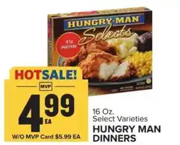 Food Lion Hungry-man Dinners offer