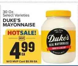 Food Lion Duke's Mayonnaise offer