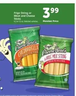 Safeway Frigo String or Meat and Cheese Sticks offer