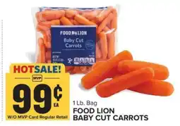 Food Lion FOOD LION BABY CUT CARROTS offer