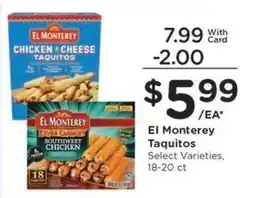 Kroger El Monterey Taquitos offer