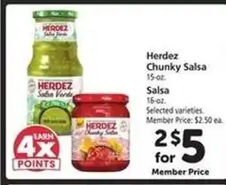 Safeway Herdez Chunky Salsa offer