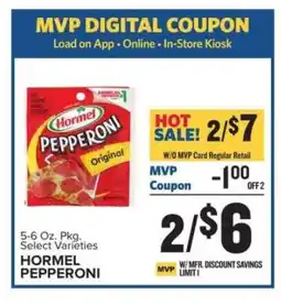 Food Lion Hormel Pepperoni offer