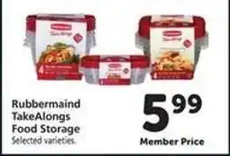 Safeway Rubbermaid TakeAlongs Food Storage offer