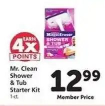Safeway Mr. Clean Shower & Tub Starter Kit offer