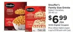 Kroger Stouffer's Family Size Entrée offer