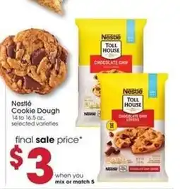 Giant Eagle Nestlé Cookie Dough offer
