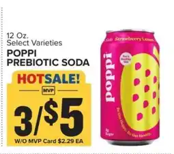Food Lion Poppi Prebiotic Soda offer