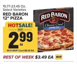 Food Lion Red Baron 12 Pizza offer