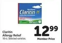 Safeway Claritin Allergy Relief offer