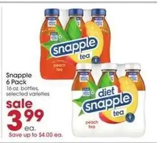 Snapple 6 Pack
