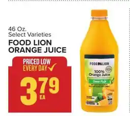 Food Lion FOOD LION ORANGE JUICE offer