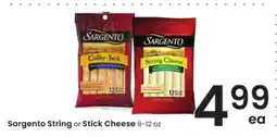 Albertsons Sargento String or Stick Cheese offer