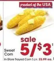 Giant Eagle Sweet Corn offer
