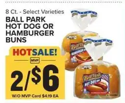 Food Lion Ball Park Hot Dog or Hamburger Buns offer